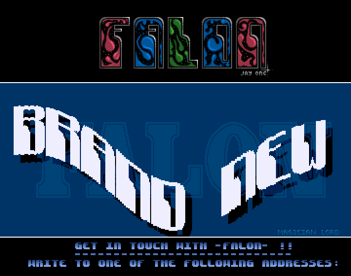 A cool sine scroll by Falon on Amiga 500, but not a 1 one-pixel one