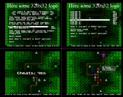 Scoopex "THREE" : A trainer menu for the Amiga