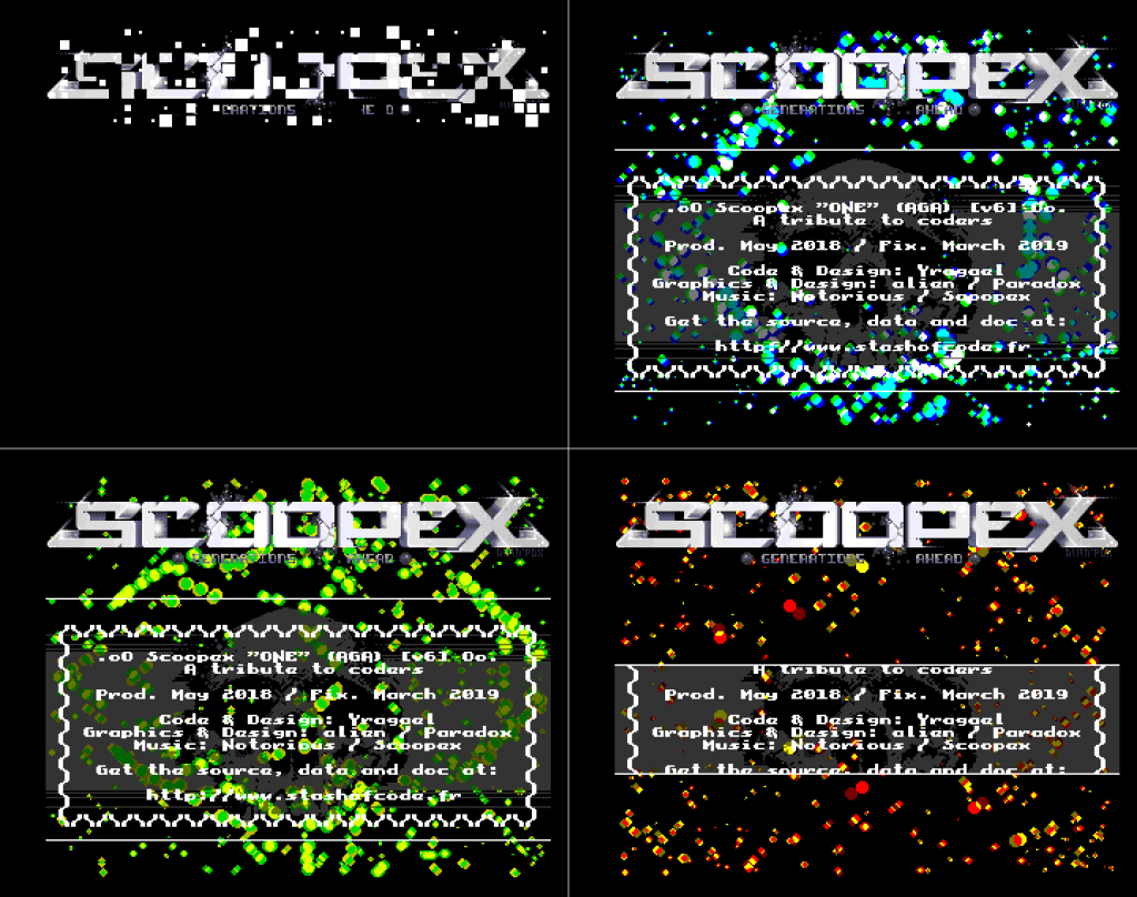 Scoopex "ONE": The coding of a cracktro for the Amiga