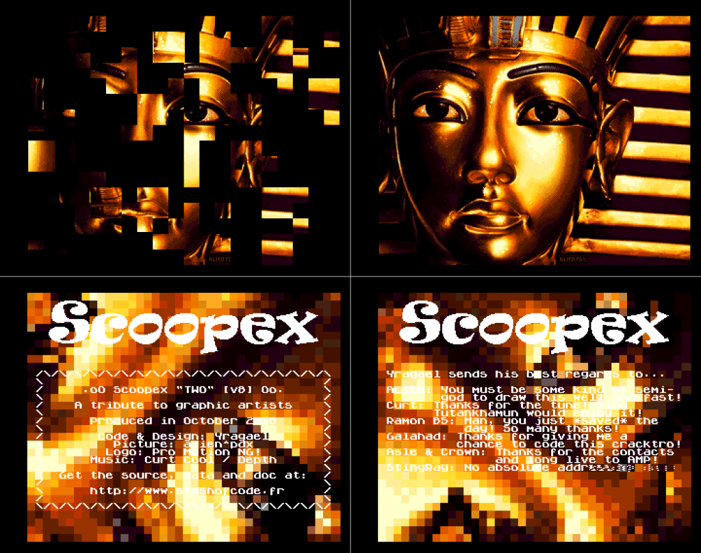 Scoopex TWO: The coding of a cracktro for the Amiga